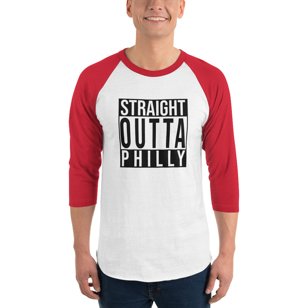 Straight Outta Philly - 3/4 sleeve raglan shirt